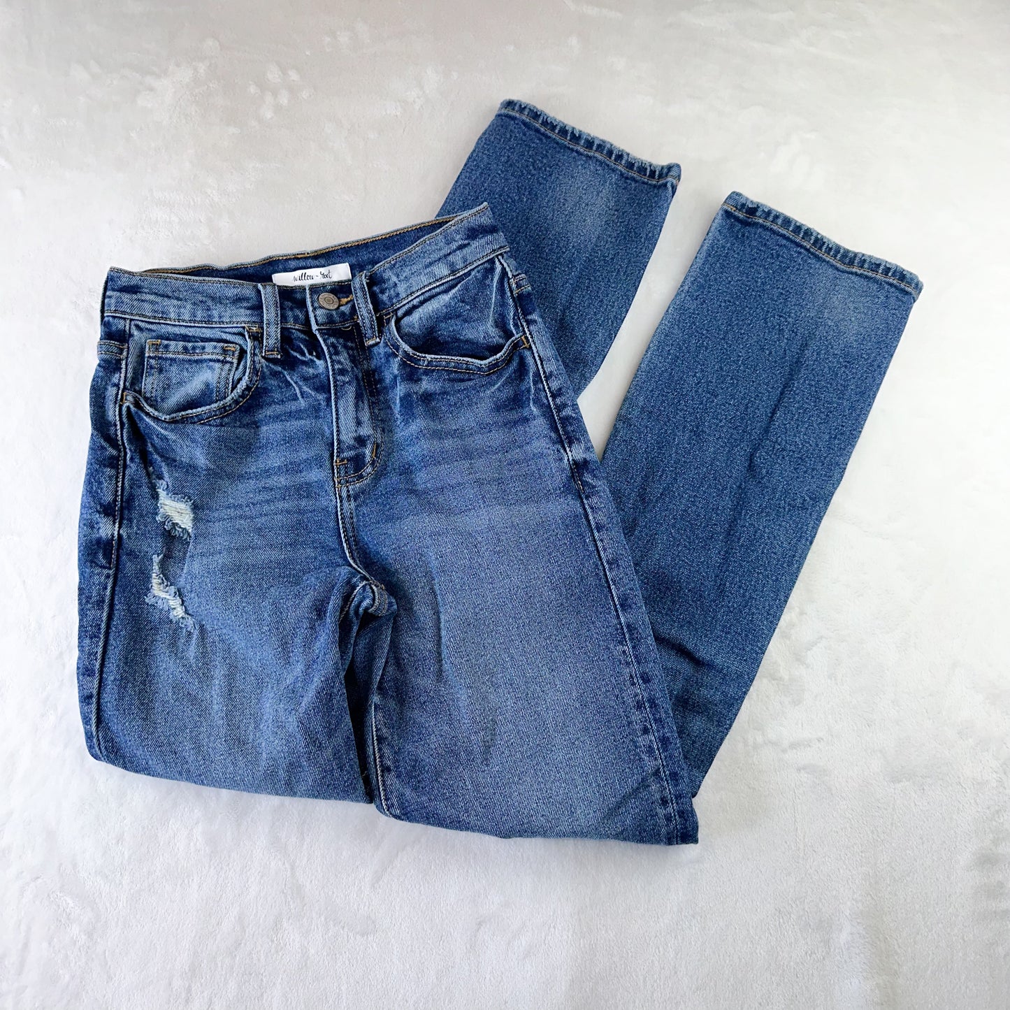 Size 24 DRY GOODS The Rise Up Medium-Blue Jeans