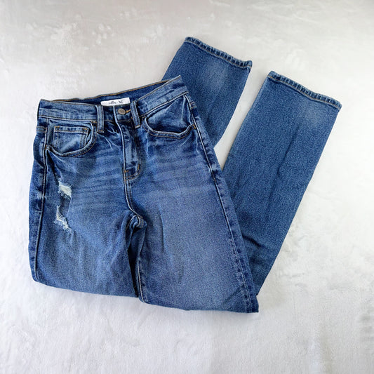 Size 24 DRY GOODS The Rise Up Medium-Blue Jeans