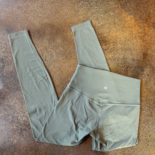 Size 6 Grey Sage Align Legging 28”