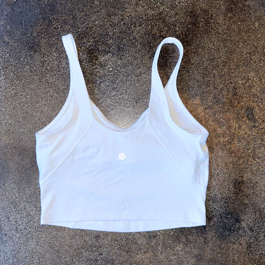 Size 6 White Align Tank