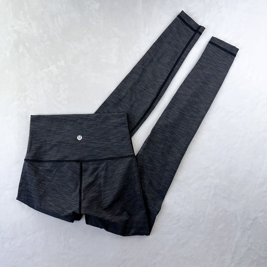 Size 4 Heathered Black Wunder Under Legging 30”