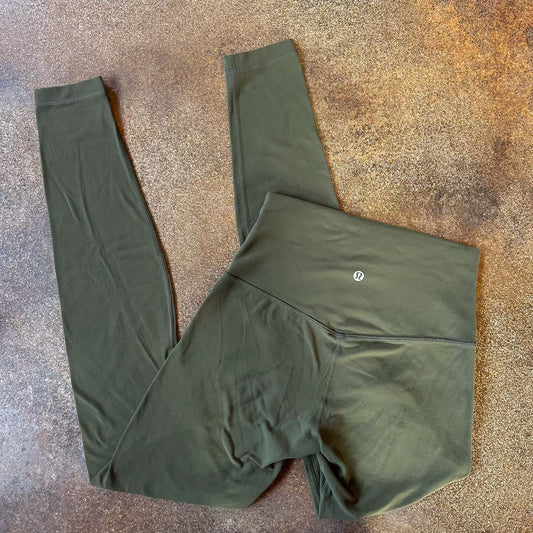 Size 4 Dark Olive Align Legging 28”