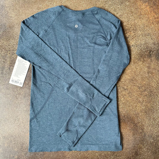 Size 8 True Navy/Iron Blue BNWT Swifly Long Sleeve 2.0