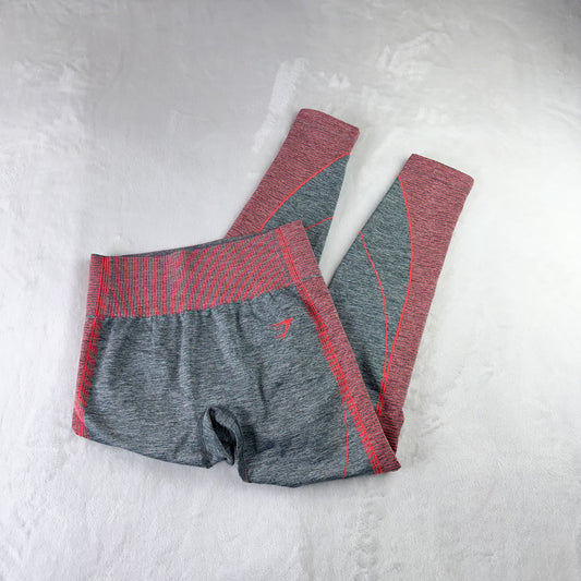 Size M Charcoal Marl/Coral Hyper Amplify Legging