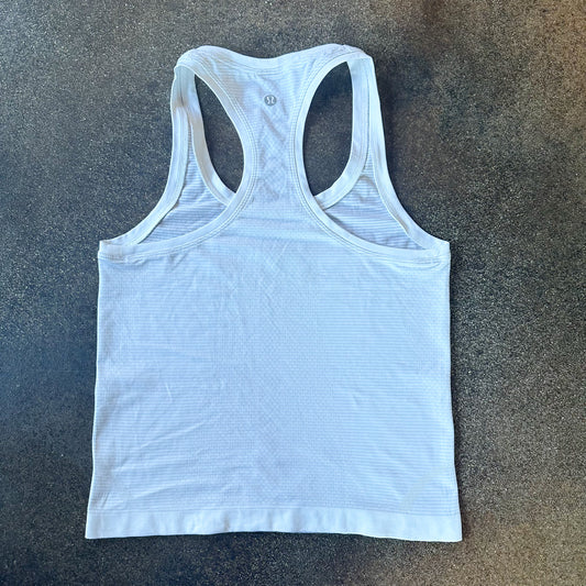 Size 4 White Swifly Tank 2.0 *race length