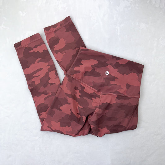Size 2 Heritage 365 Camo Brier Rose Multi Align Legging 21”