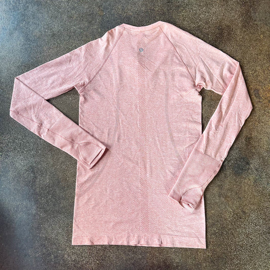 Size 6 Pink Savanna/Pink Mist Swifly Long Sleeve 2.0