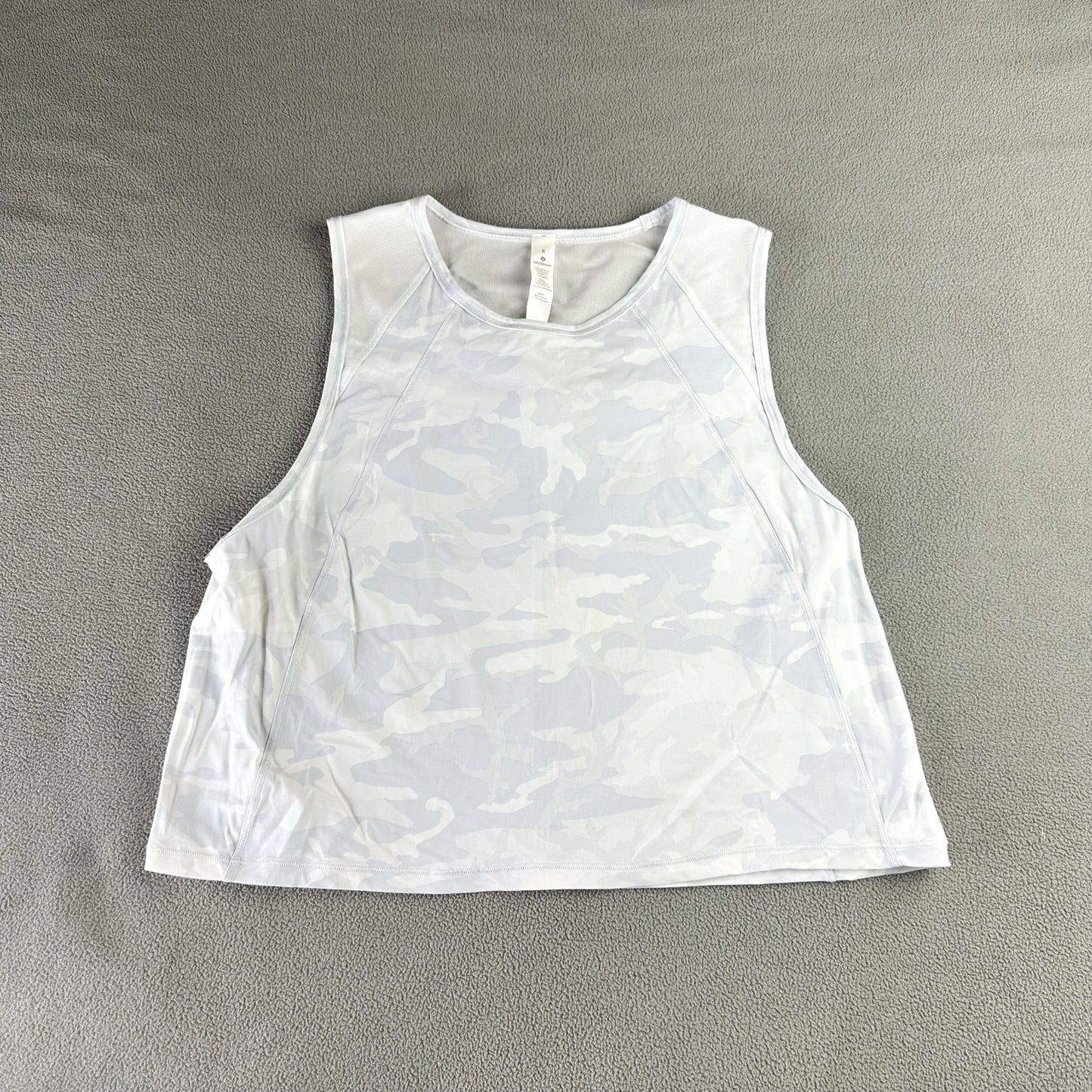 Size 8 Camo Alpine White Tank Top
