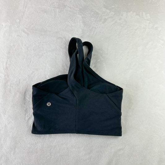 Size 4 Black Wrap-Front Longline Bra