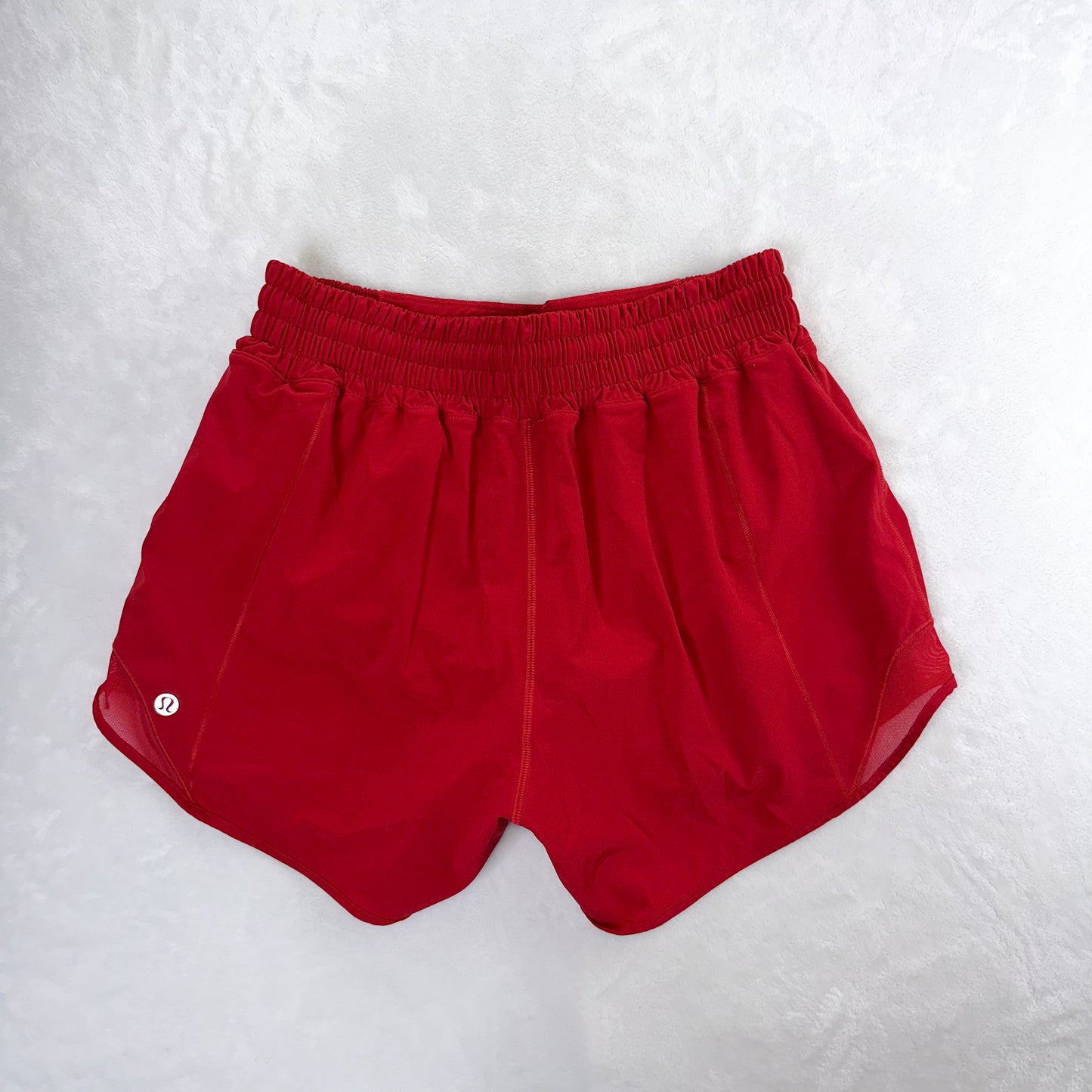 Size 4 Dark Red HIGHRISE Hotty Hot Short 4”
