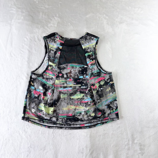 Size 4 Paint Drift Multi Sculpt Cropped Tank