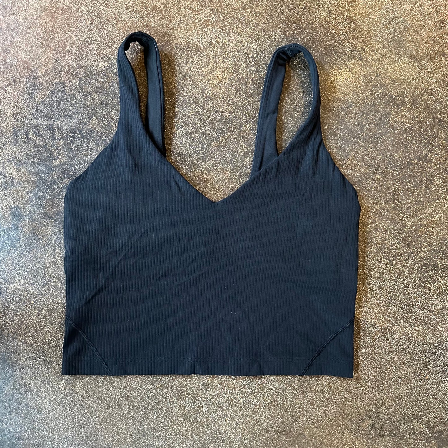 Size 6 Black Align Tank *ribbed