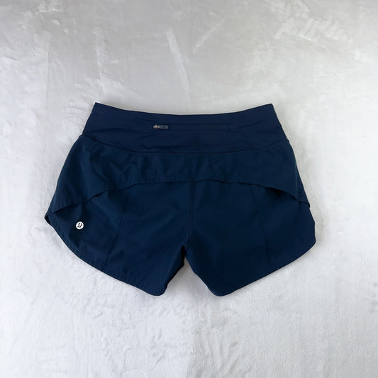 Size 4 True Navy Speed Up Mid-Rise 4”