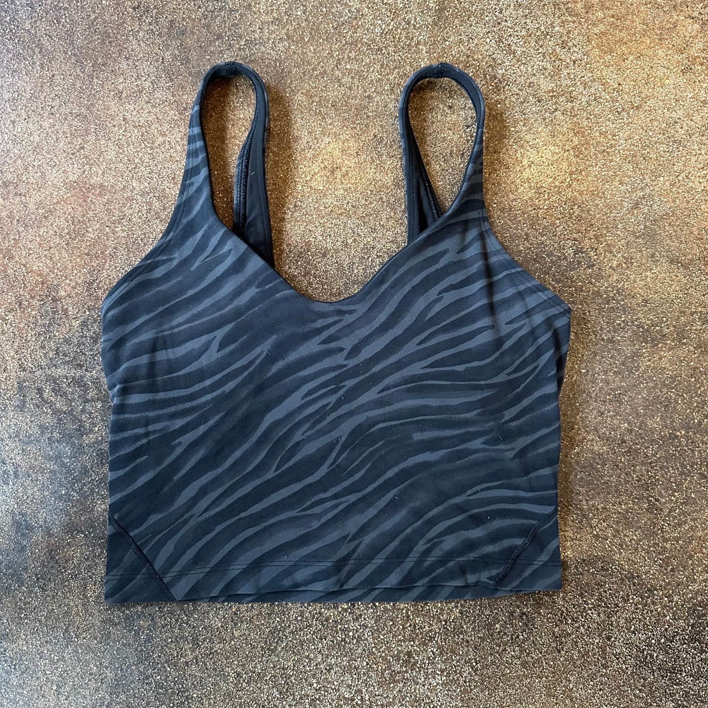 Size 4 Le Tigre Camo Deep Coal Multi Align Tank