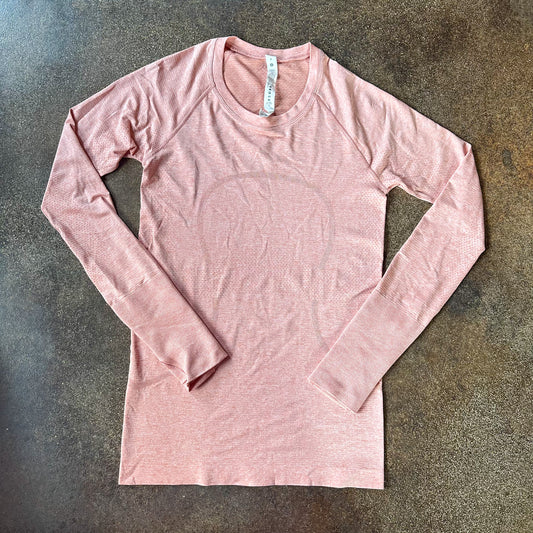 Size 6 Pink Savanna/Pink Mist Swifly Long Sleeve 2.0