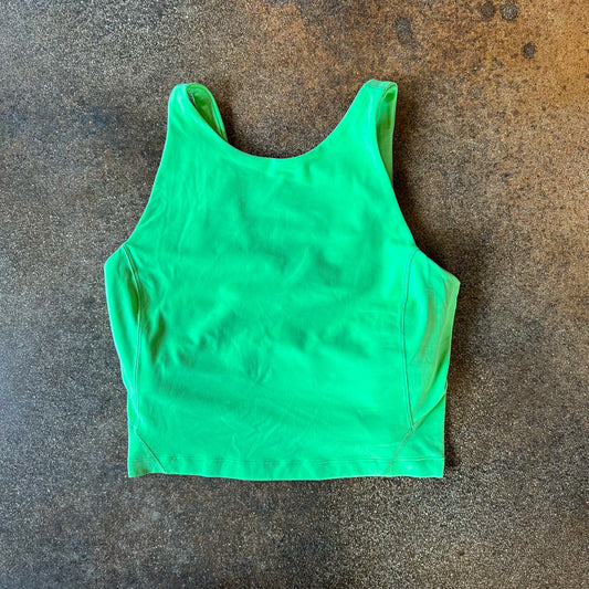 Size 4 Scream Green Light Align High-Neck Tank