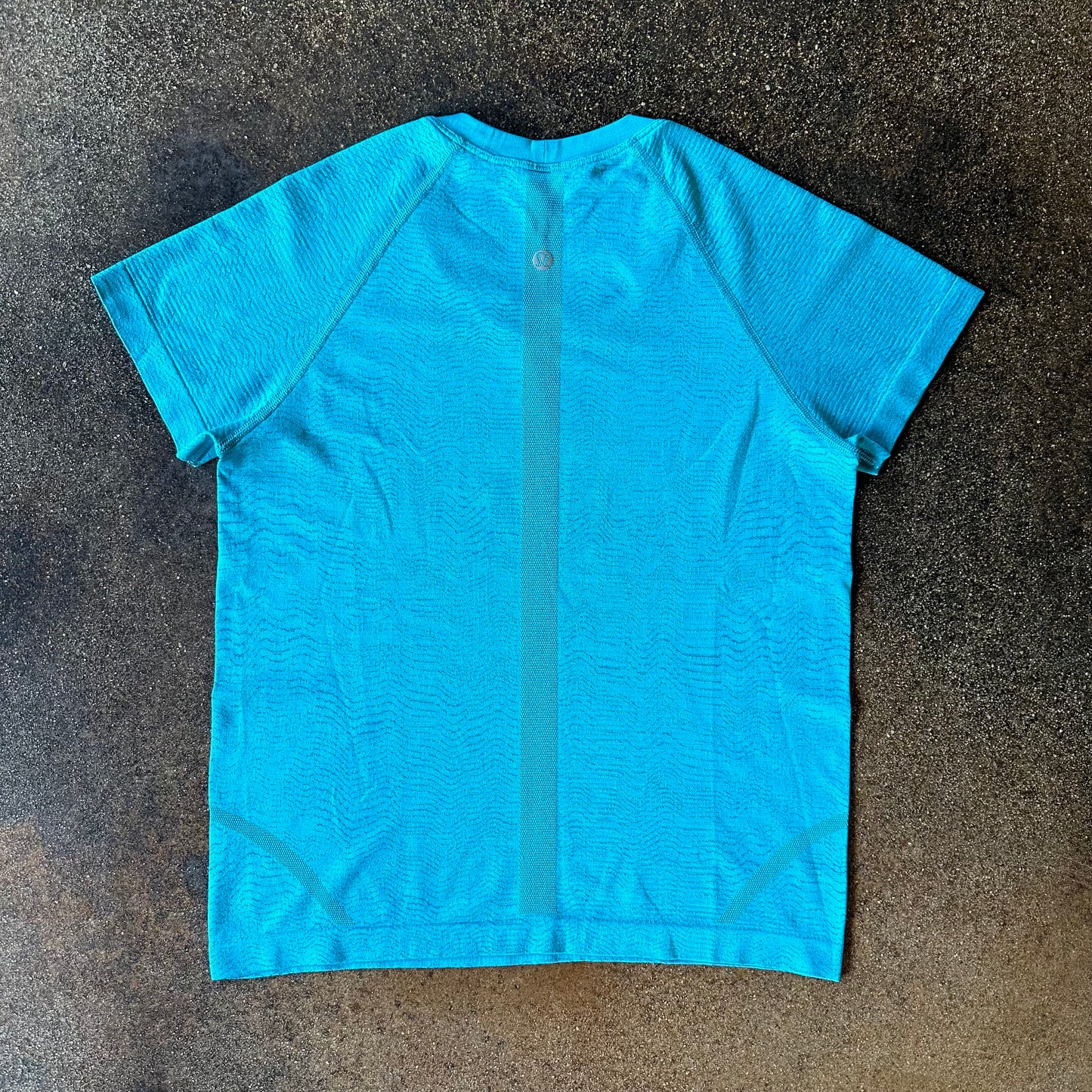 Size 6 Ripple Wave Hawaiian Blue/Turquoise Tide Swifly Short Sleeve *race