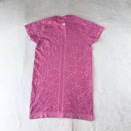 Size 6 Heathered Pink Paradise Swifly Short Sleeve