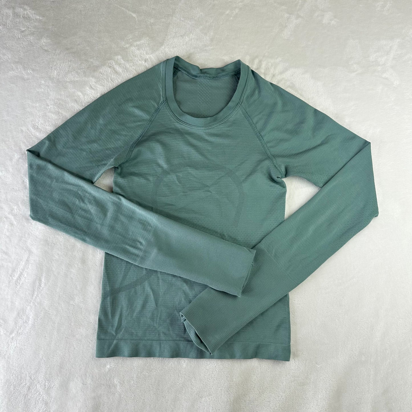 Size 0 Tidewater Teal Swifly Long Sleeve 2.0