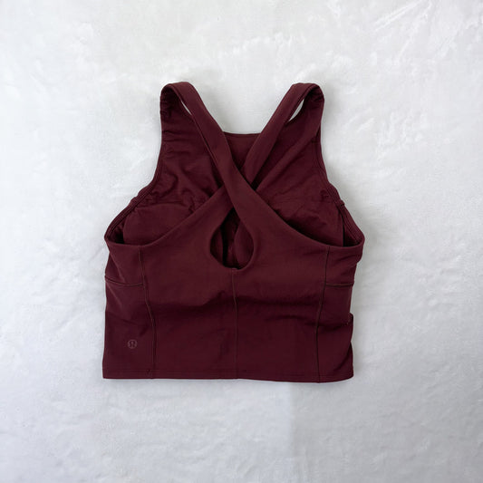 Size 6 Red Merlot Key to Balance Tank