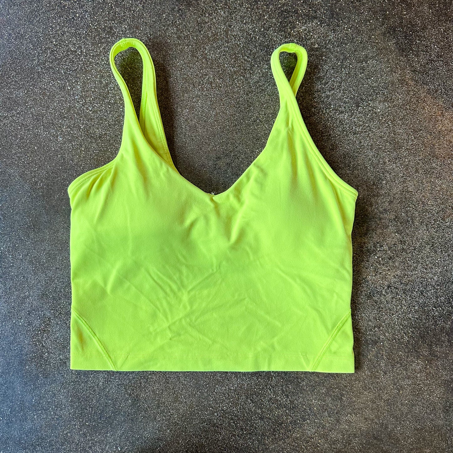 Size 4 Electric Lemon Align Tank