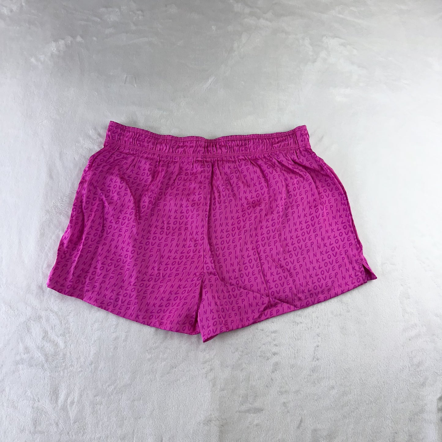Size XS Pink Berry PINK BNWT Satin Boxy Pajama Short