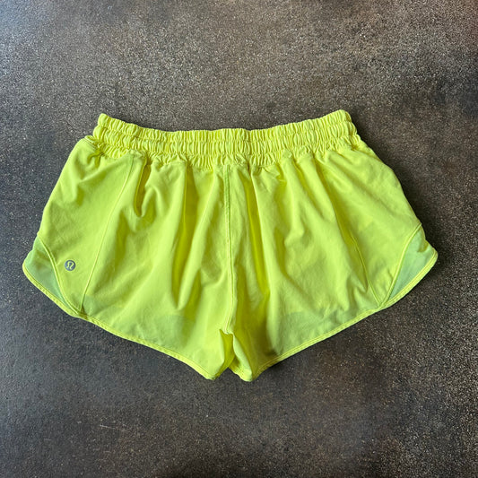 Size 8 Electric Lemon Hotty Hot Short 2.5”