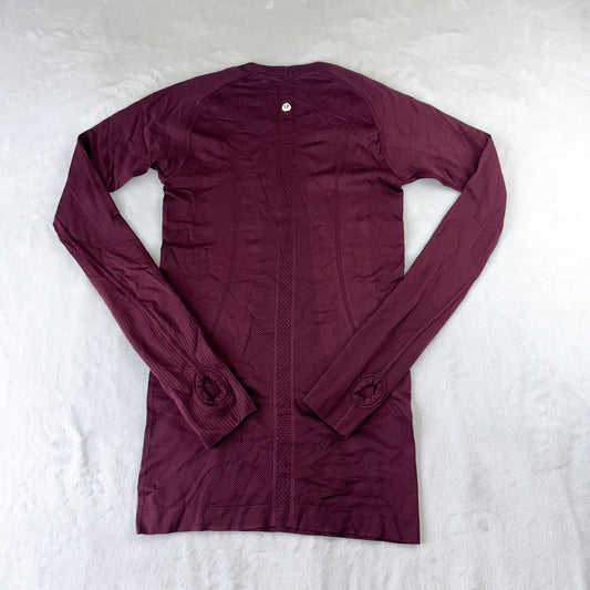 Size 4 Garnet Swifly Long Sleeve