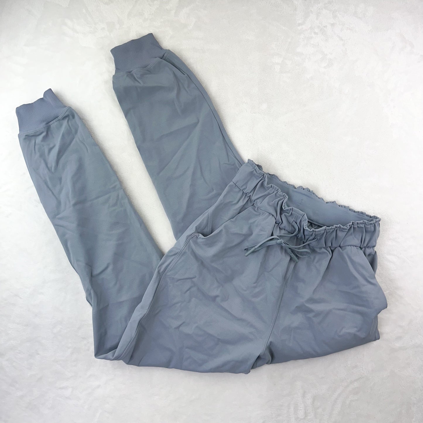 Size 2 Chambray Stretch High-Rise Jogger
