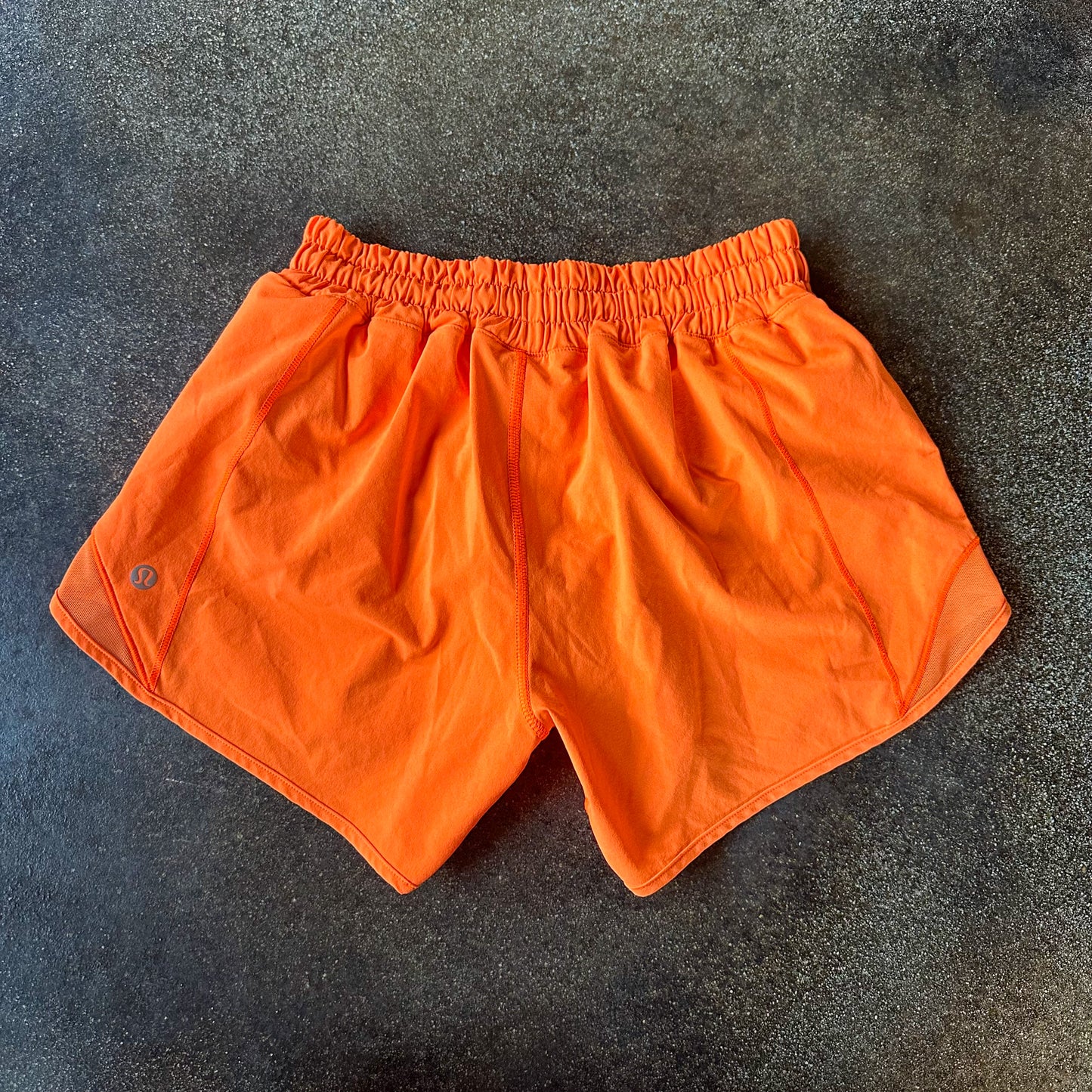 Size 4 Highlight Orange Hotty Hot Short 4”