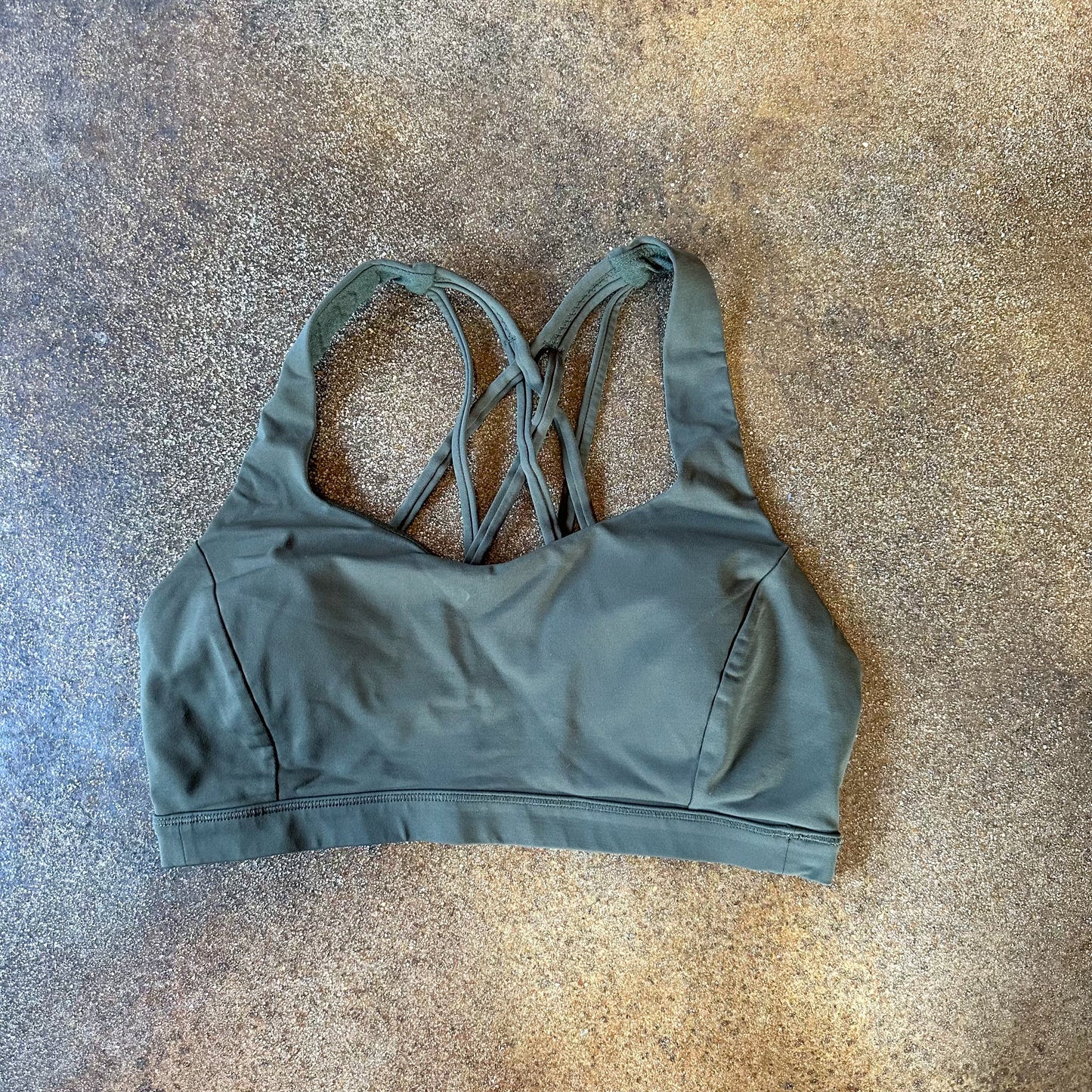 Size 8 Dark Olive Free to be Serene Bra