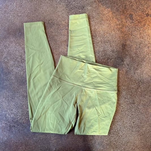 Size 4 Bronze Green Wunder Under Legging 28”