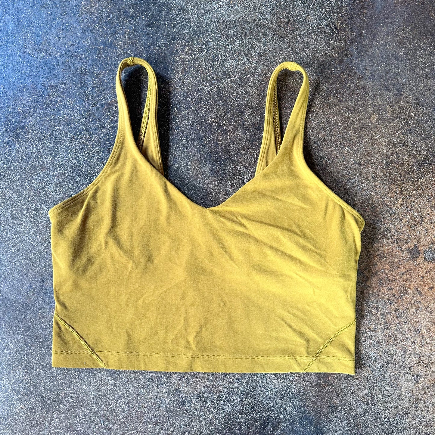 Size 10 Gold Spice Align Tank