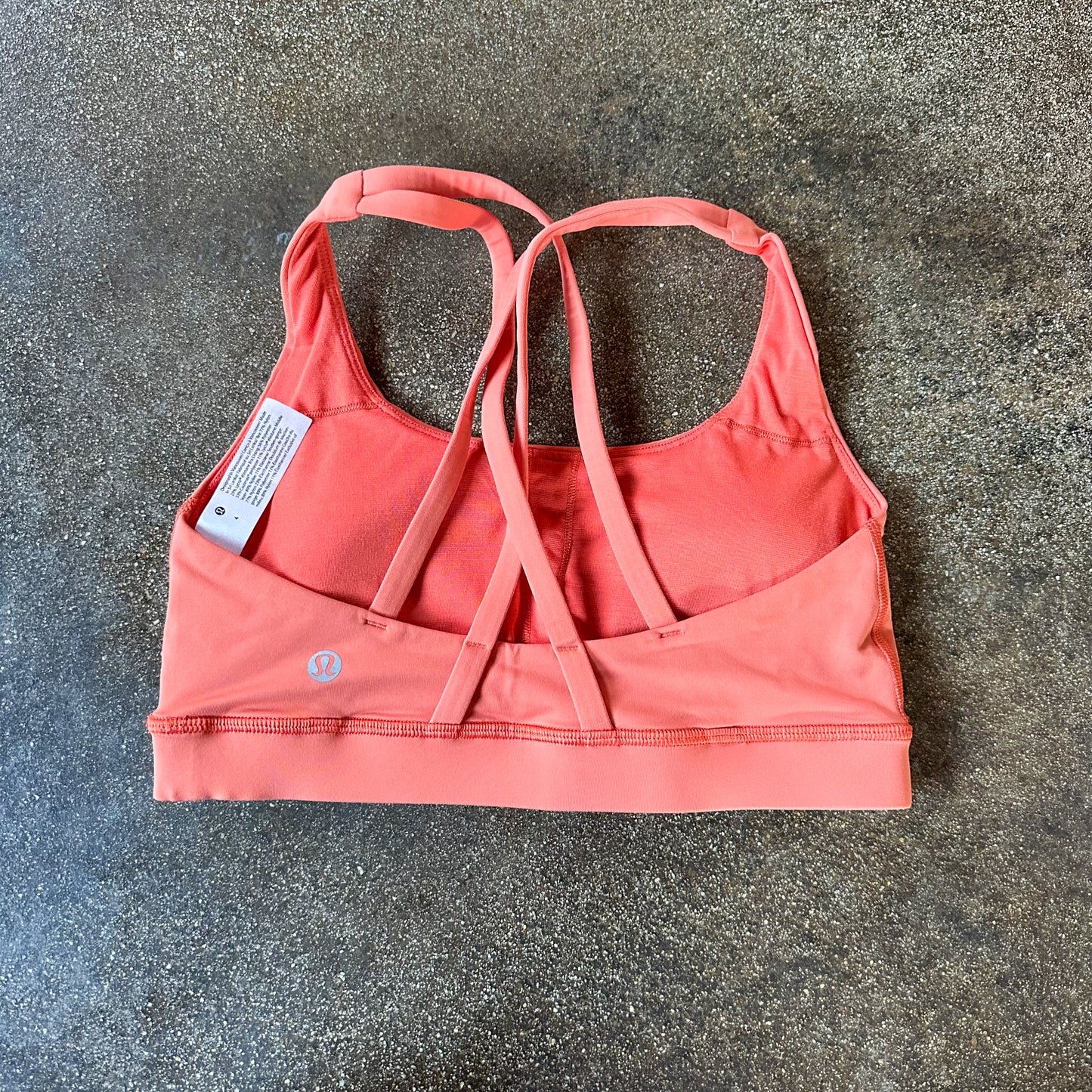 Size 4 Warm Coral Energy Bra