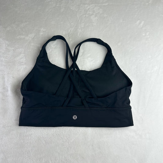 Size 10 Black Energy Longline Bra