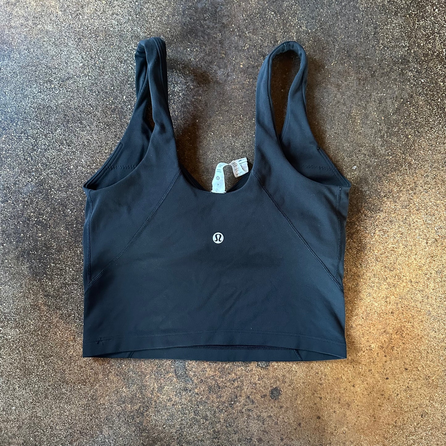 Size 4 Black Align Tank