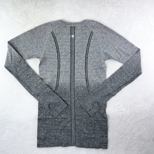 Size 6 White/Dark Cast Swifly Long Sleeve