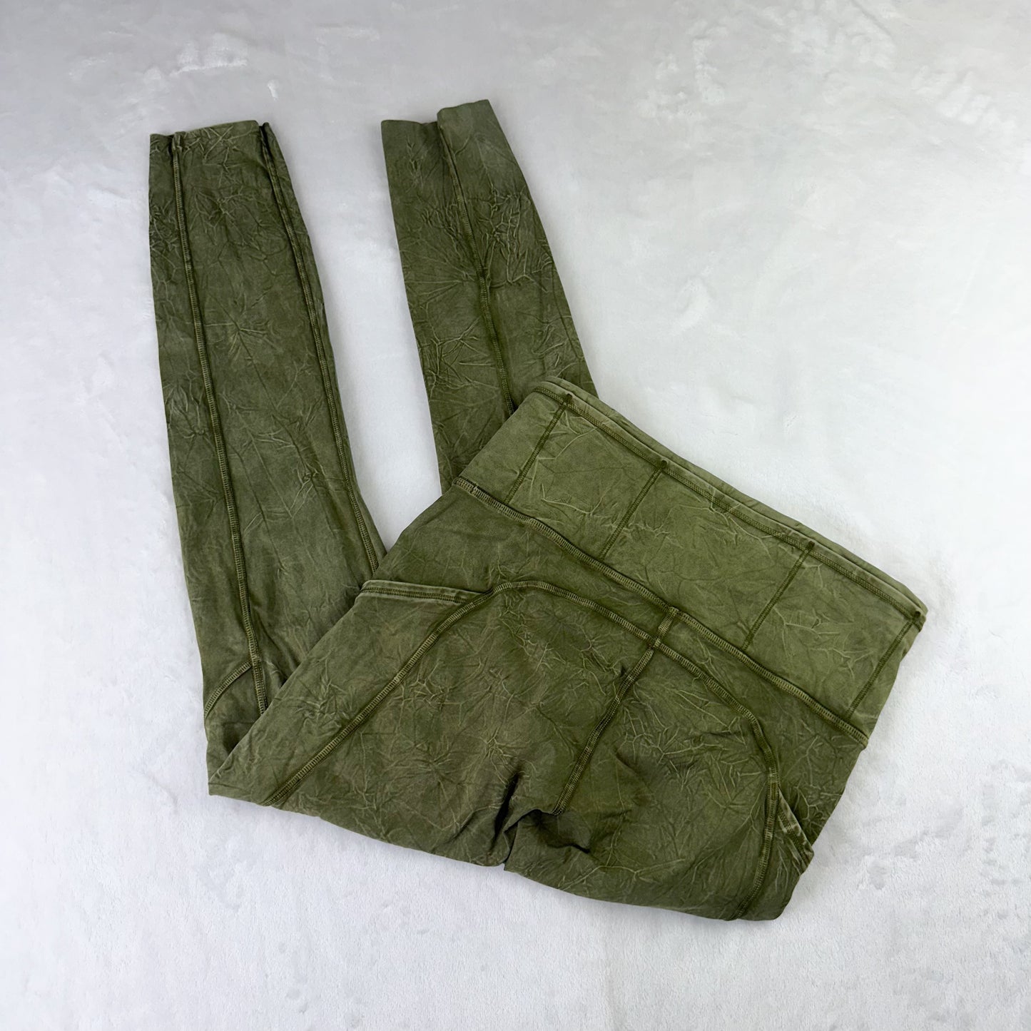 Size 4 Ice Wash Moss Green Fast & Free Legging 25”