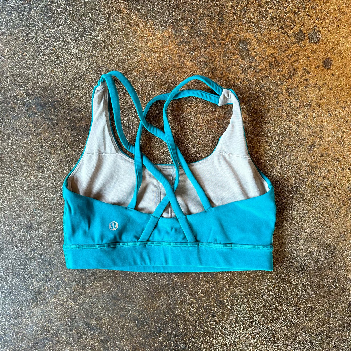 Size 4 Blue/Green Energy Bra