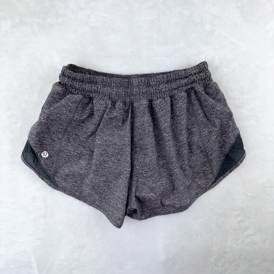 Size 6 Heathered Grey Hotty Hot Short 2.5”