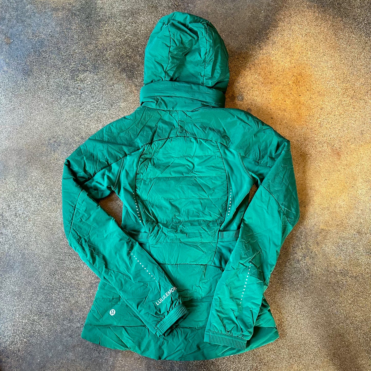 Size 2 Everglade Green Down for It All Jacket *RARE