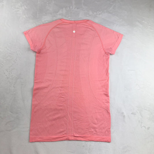 Size 8 Heathered Very Light Flare Swifly Short Sleeve