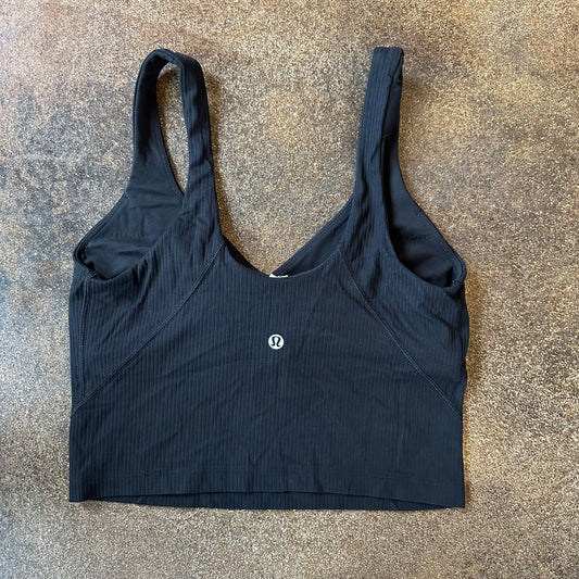 Size 6 Black Align Tank *ribbed