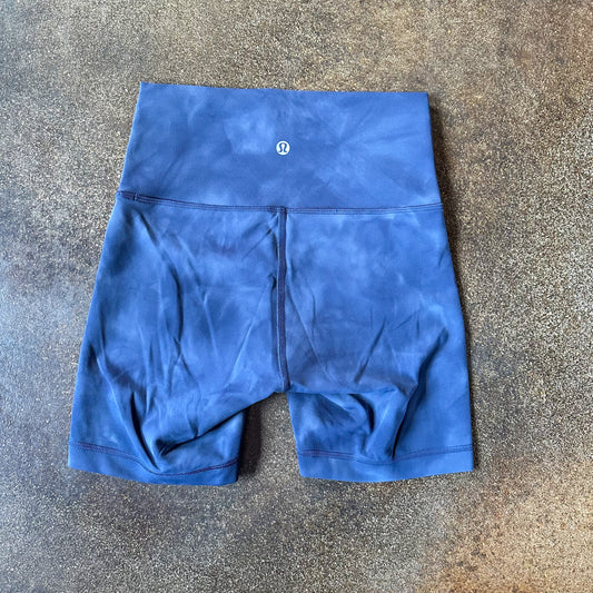 Size 4 Diamond Dye Shade Naval Blue Wunder Train Short 6”