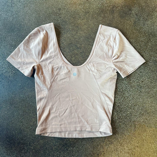 Size 4 Pink Clay Align T-Shirt