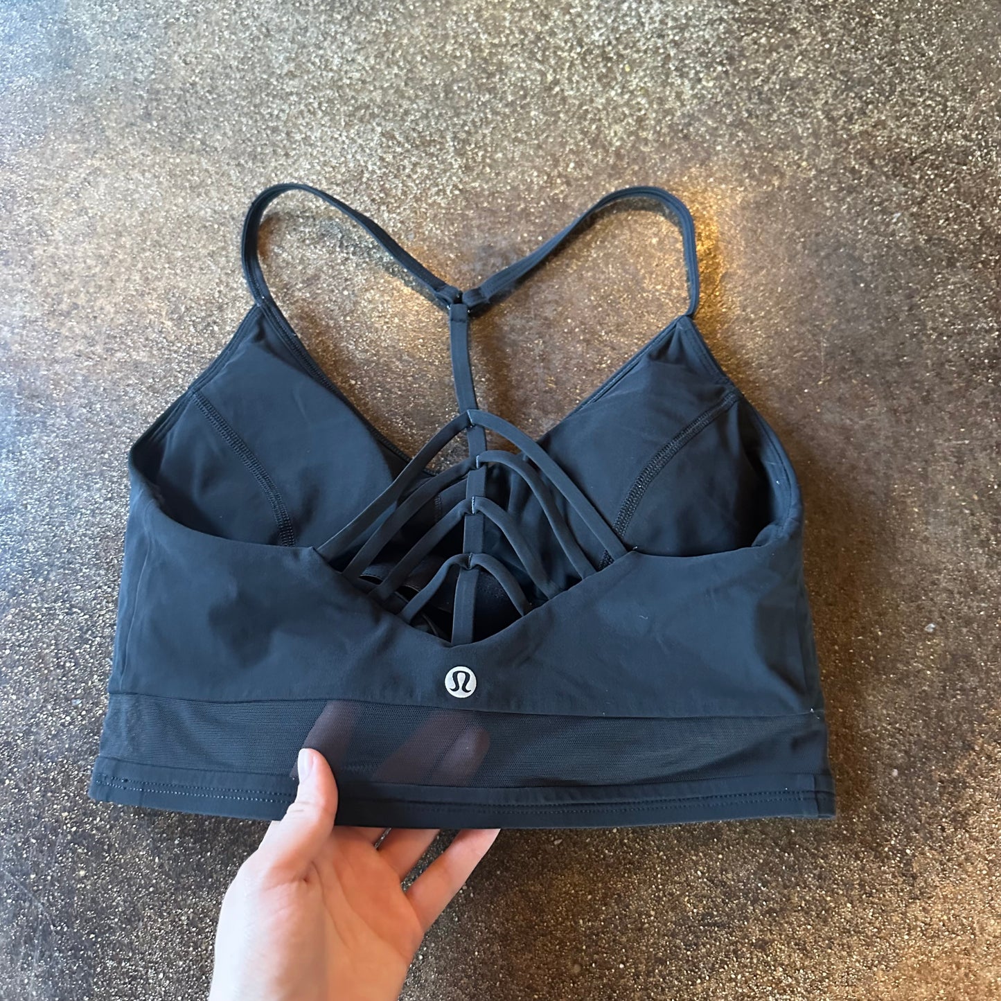 Size 6 Black Get Strappy Bra