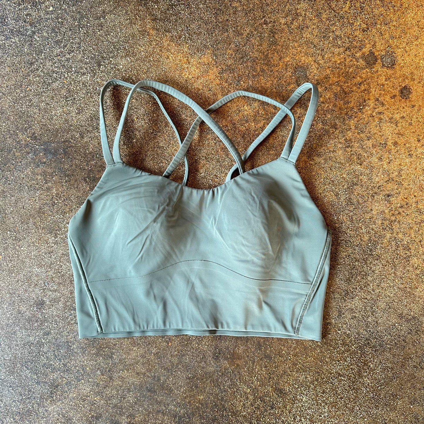 Size 4 Like a Cloud Bra Grey Sage *Long Line