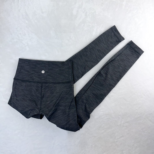 Size 2 Heathered Black Wunder Under Legging 28”