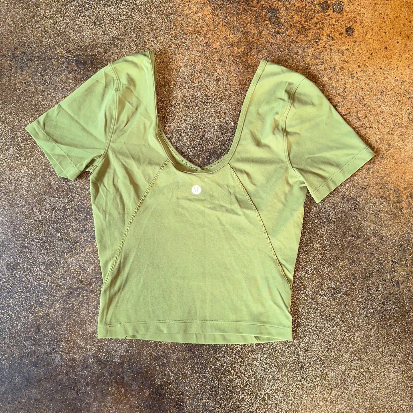 Size 2 Bronze Green Align T-Shirt