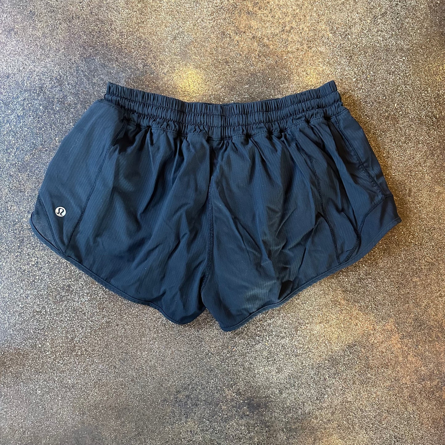 Size 6 Black Hotty Hot Short 2.5" *lines